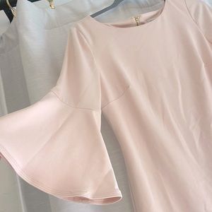Calvin Klein mod light pink blush dress